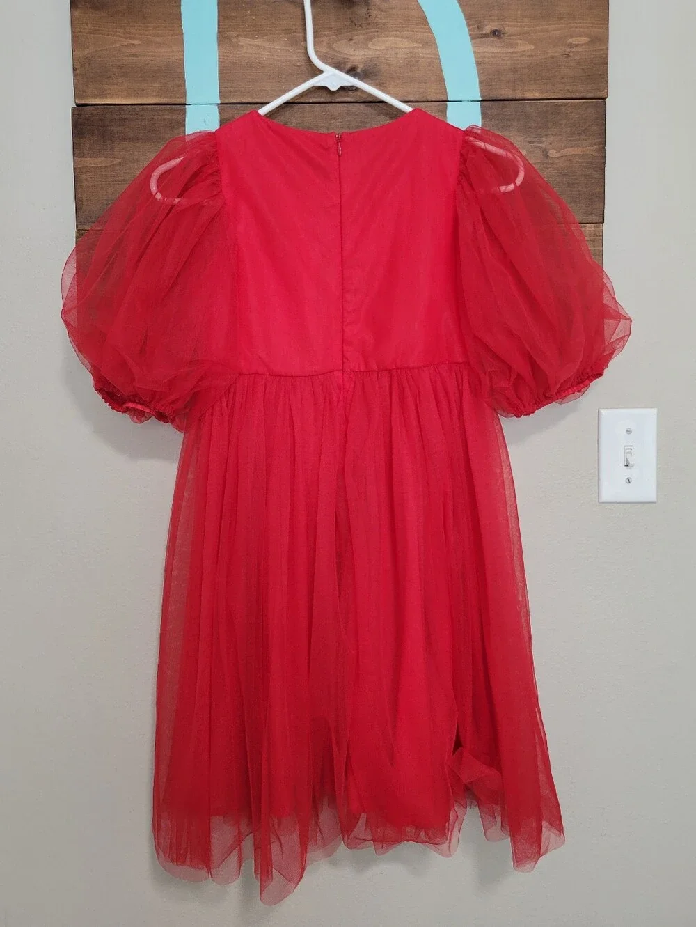 Tutu Du Monde Vibrant Red Whimsical Party Dress with Beaded Detail Size 10/11
